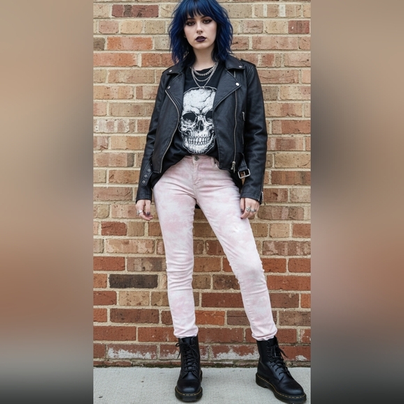 Maison Scotch Pink And White stretch Jeans size 28/32 - Picture 1 of 8